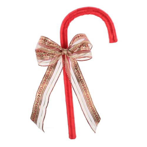 minkissy Roter Cosplay Gehstock mit Schleife Stilvolles Kostümzubehör für Weihnachten und Valentinstag Dekorativer Stock für Festliche Rollenspiele und Partyaccessoires minkissy Roter Cosplay Gehstock mit Schleife Stilvolles Kostümzubehör für Weihnachten und Valentinstag Dekorativer Stock für Festliche Rollenspiele und Partyaccessoires von minkissy