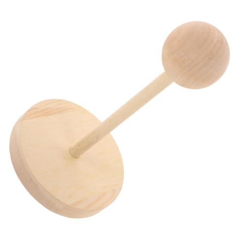 minkissy Rustikaler Holz Hutständer für Bjd Puppen Kopfgröße Vielseitiger Perückenhalter und Cowboy Hat Holder zur Sicheren Aufbewahrung und Stilvollen Präsentation von Puppenperücken und von minkissy