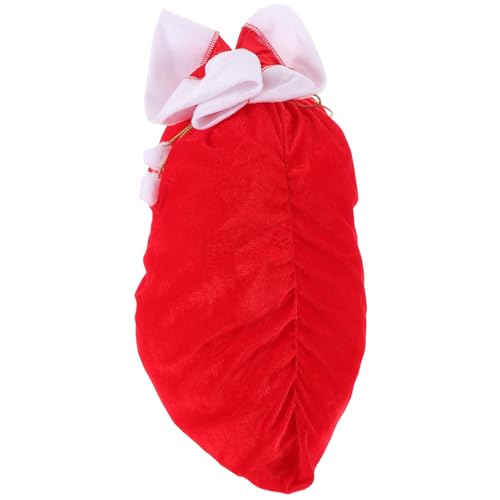minkissy Samt Geschenktüte Weihnachtstasche favorisieren Gegenwärtig Aufbewahrungsbeutel für Weihnachtssüßigkeiten riesig Große Weihnachtstüten Weihnachtsmannsäckchen aus Samt Stoff von minkissy