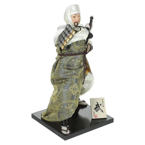 minkissy Samurai Puppe Japanische Dekoration für Wohnzimmer Kunsthandwerk Ornament für Tischmittelstücke für Freunde und Familie minkissy Samurai Puppe Japanische Dekoration für Wohnzimmer Kunsthandwerk Ornament für Tischmittelstücke für Freunde und Familie von minkissy