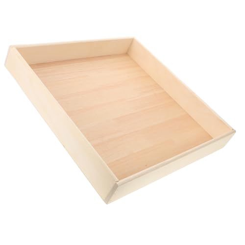 minkissy Sand Tray Holz Sandbox für Indoor und Outdoor Aktivitäten Langlebige Spielzeugkiste für Kompakte Praktische Aufbewahrung Robust für Stundenlangen Spaß von minkissy
