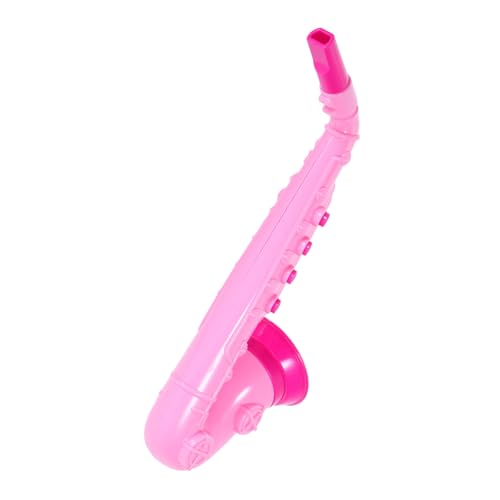 minkissy Saxophon Kunststoff Musikinstrument Blasinstrument Lernspielzeug für Ab Jahren Fördert Handkoordination Rhythmen Erkennen Frühe Musikentwicklung Bunte Farben Zufällige Farbe von minkissy