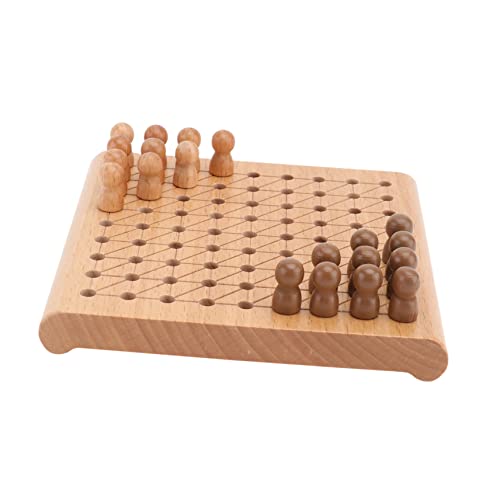 minkissy Schachspiel mit Glatter Oberfläche und Abgerundeten Ecken Fördert Logisches und Beobachtungsfähigkeit Pädagogisches Brettspiel für Junge Mädchen und Gemeinschaftsspiele von minkissy