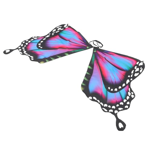 minkissy Schmetterlingsflügel Umhang Für Farbenfrohes Kostümzubehör Für Halloween Cosplay Karneval Leichtes Einfach Zu Requisite von minkissy