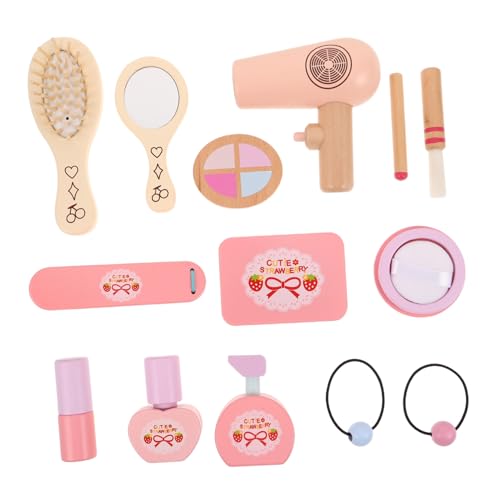 minkissy Schminkspielzeug Set Rollenspiel Mädchen Schminktasche Prinzessinnen Spiel Schminkspielzeug Fake Play Make Up Schminktisch Spielset Für Mädchen Kinderkosmetik Spiel von minkissy