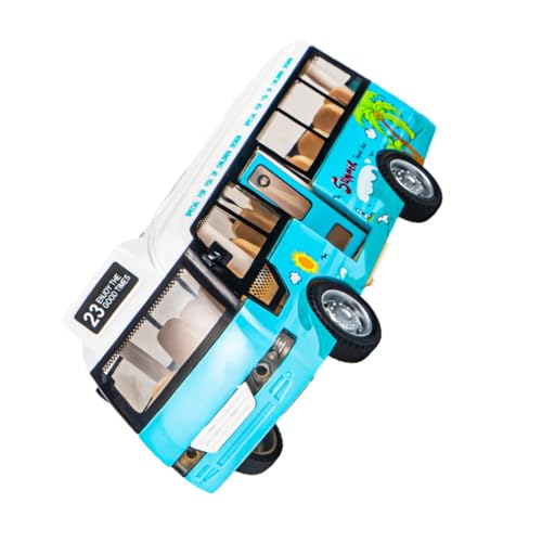 minkissy Schulbus für Interaktives Modell mit Licht und Musik aus Hochwertigem Fördert Kreativität und Motorische Fähigkeiten für Jungen und Mädchen von minkissy
