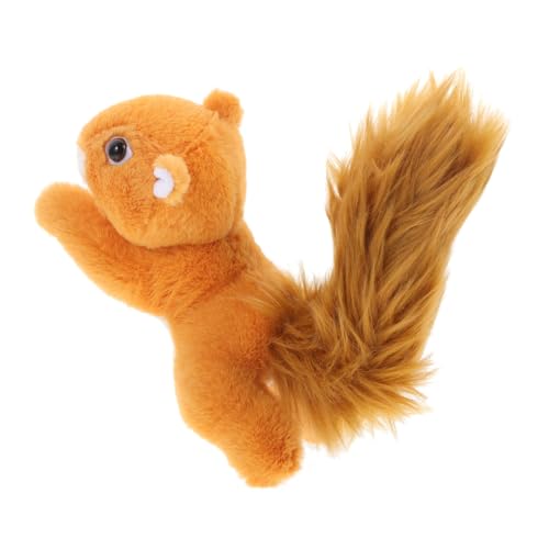minkissy Schulter Plüsch Eichhörnchen Kuscheltier Tierornament für Kostüm Fasching Party Deko Süße Cartoon Accessoire von minkissy