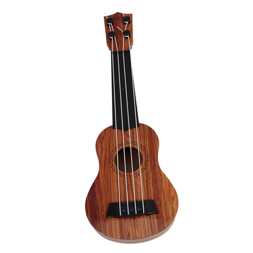minkissy Schwarze Doppelbogen Ukulele für Musikalisches Lernspielzeug zur Frühen Bildung für Zuhause Schule und Geburtstagsgeschenke von minkissy