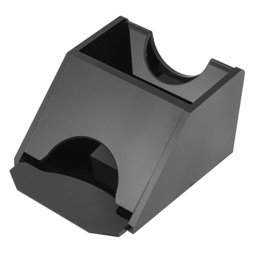 minkissy Schwarzer Acryl Kartenschuh für Kartenspiele Wasserdichter Tragbarer Dealer Schuh Geeignet für Blackjack Poker und Haushaltskartenspiele Langlebiges Design für Effizientes von minkissy