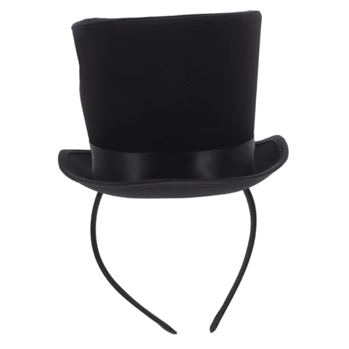 minkissy Schwarzer Kleiner Zylinderhut Banquet Party Kopfschmuck Leichte Bequeme Kostüm Accessoire für Karneval Fasching Bühnenauftritte und Festliche Feiern minkissy Schwarzer Kleiner Zylinderhut Banquet Party Kopfschmuck Leichte Bequeme Kostüm Accessoire für Karneval Fasching Bühnenauftritte und Festliche Feiern von minkissy