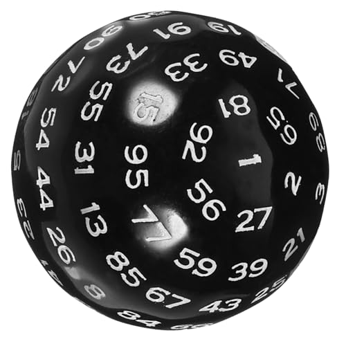 minkissy Seitiger Polyedrischer Spielwürfel aus Acryl Kugelförmig Glatte Oberfläche Lesbare Zahlen Vielseitig für Rollenspiele Brettspiele Unterricht und Sammeln Geeignet für Zuhause und minkissy Seitiger Polyedrischer Spielwürfel aus Acryl Kugelförmig Glatte Oberfläche Lesbare Zahlen Vielseitig für Rollenspiele Brettspiele Unterricht und Sammeln Geeignet für Zuhause und von minkissy