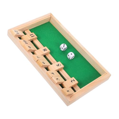 minkissy Shut The Box Holzspiel Klassisches Würfelspiel für Familie und Freunde Interaktive Brettspiel Erfahrung für Zuhause Pub und Klassenzimmer Fördert Strategisches und Familienspaß minkissy Shut The Box Holzspiel Klassisches Würfelspiel für Familie und Freunde Interaktive Brettspiel Erfahrung für Zuhause Pub und Klassenzimmer Fördert Strategisches und Familienspaß von minkissy