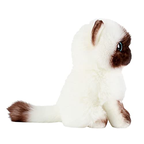 minkissy Siamesische Katzen Puppe Plüschspielzeug für Lebensechte Dekoration für Zuhause für Geburtstage und Feste Hautfreundlich und Komfortabel minkissy Siamesische Katzen Puppe Plüschspielzeug für Lebensechte Dekoration für Zuhause für Geburtstage und Feste Hautfreundlich und Komfortabel von minkissy