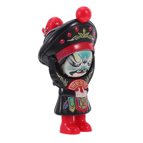 minkissy Sichuan Opern Puppen Gesicht Wechselndes Traditionelle Chinesische Oper Figuren Handgefertigt Dekorativ für Auto Armaturenbrett Tischdekoration von minkissy