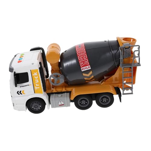minkissy Simulation Engineering Vehicle Betonmischer mit Licht und Musik Konstruktion Fahrzeug Set für Fördert Kreativität und Interaktion als für Geburtstage und Feste von minkissy