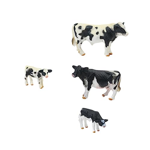 minkissy Simulation Kühe Figuren Realistische Tiermodelle aus Hochwertigem für Dekoration für Zuhause oder Büro von minkissy