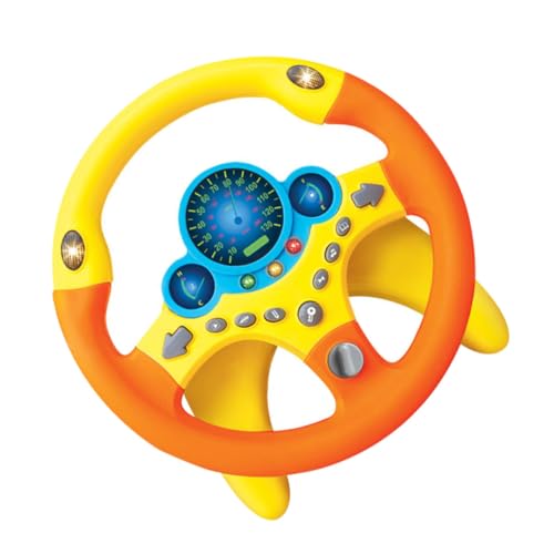 minkissy Simulation Lenkrad für Smart Lernspiel mit Musik und Licht Pädagogisches Fahrzeugspielzeug für Jungen und Mädchen Kognitive Fähigkeiten Sicher und Langlebig minkissy Simulation Lenkrad für Smart Lernspiel mit Musik und Licht Pädagogisches Fahrzeugspielzeug für Jungen und Mädchen Kognitive Fähigkeiten Sicher und Langlebig von minkissy