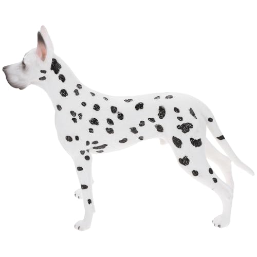 minkissy Simulation Realistisches Hundemodell aus Kunststoff Lebensechte Tierfigur für Garten und Raumdekoration für Bildungszwecke und Kreatives für Kleine und Mittlere Hunde von minkissy