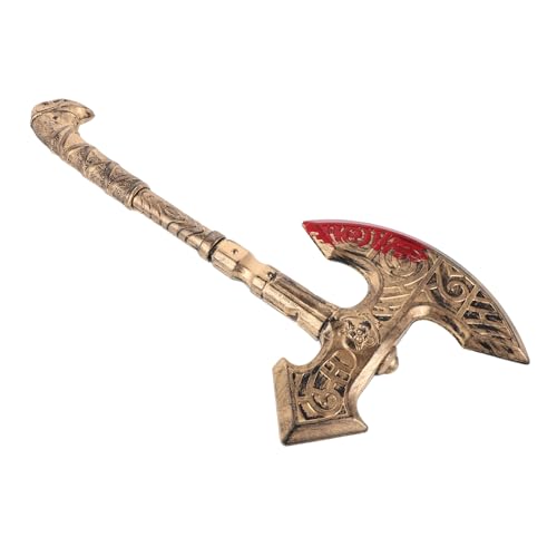 minkissy Simulierte Waffenprops Geschmeidige Axtstütze Gefälschter Axtkopf -Cosplay Halloween -Dekorationen Halloween-Performance-Requisite Golden Plastik minkissy Simulierte Waffenprops Geschmeidige Axtstütze Gefälschter Axtkopf -Cosplay Halloween -Dekorationen Halloween-Performance-Requisite Golden Plastik von minkissy
