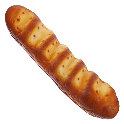 minkissy Simuliertes Baguette Modell Karamell Roggenbrot Dekoration Langsamer Rückprall Realistische Bäckerei Deko Fotorequisite für Laden Hotel Wohnzimmer von minkissy
