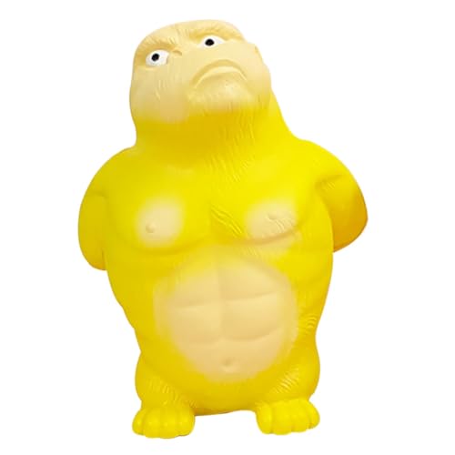 minkissy Simuliertes Gorilla Squeeze Stressabbau Lustiges Kleines Antistress Toy Tragbar für Büro Schule Partygeschenk Sensorisches Trainingsspielzeug für Erwachsene von minkissy