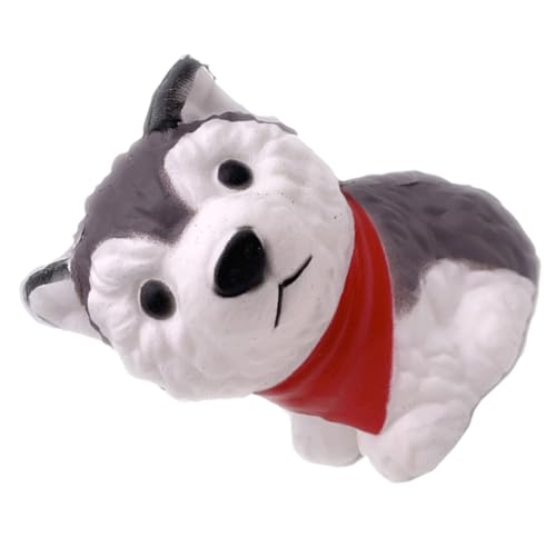 minkissy Slow Rising Husky Hund Stressabbau und Entspannung für Zuhause Büro und Schule für Freunde und Familie Niedliches Design zur Beruhigung und Ablenkung von minkissy