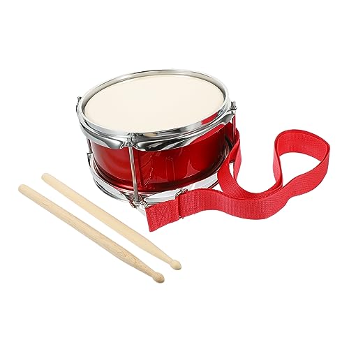 minkissy Snare Drum Kit für Kinder Percussion Spielzeug für Kleinkinder Lernspielzeug mit Drumsticks Metalltrommel für Anfänger Vielseitiges Musikinstrument für Kreative von minkissy
