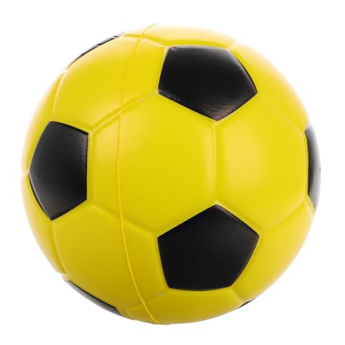 minkissy Soft Indoor Fußball für Leiser PU Schaumstoffball Robust und Sicher Kleines Fußballspielzeug für Drinnen für Jungen und Mädchen Bunte Sportbälle von minkissy