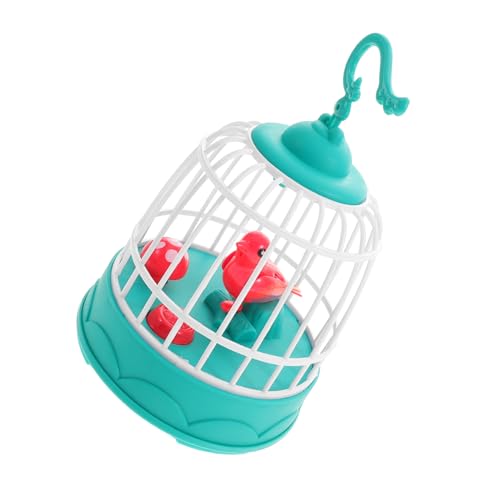 minkissy Sound Aktiviertes Vogelkäfig mit Realistischem Zwitschern und Kompakte Interaktives Klangspielzeug für Erwachsene als Büro und Raumdekoration minkissy Sound Aktiviertes Vogelkäfig mit Realistischem Zwitschern und Kompakte Interaktives Klangspielzeug für Erwachsene als Büro und Raumdekoration von minkissy