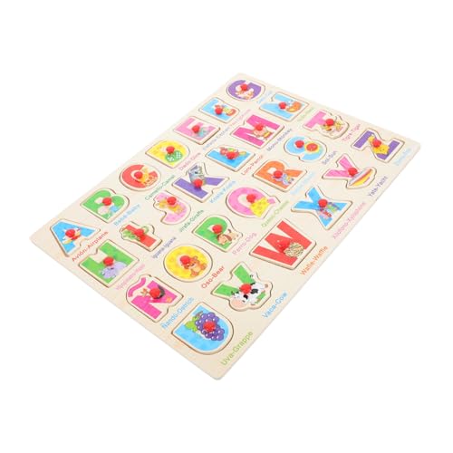 minkissy Spanisches Lernpuzzle aus Holz Teiliges Montessori Steckspielzeug für Kleinkinder Fördert Feinmotorik Hand Auge Koordination und Frühe Bildung Robustes Alphabet und Zahlenpuzzle minkissy Spanisches Lernpuzzle aus Holz Teiliges Montessori Steckspielzeug für Kleinkinder Fördert Feinmotorik Hand Auge Koordination und Frühe Bildung Robustes Alphabet und Zahlenpuzzle von minkissy
