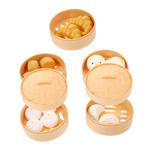 minkissy Spielküche Zubehör Teiliges Steamed Bun Spielset aus Interaktives Chinesisches für Ab Jahren Fördert Kreatives Rollenspiel und Familienzeit von minkissy