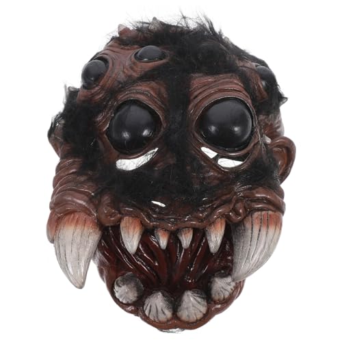 minkissy Spinnen-maske Halloween Cosplay Masquerade Tiermaske mit Elastischem Band für Damen Herren Wiederverwendbare Maske für Kostümparty und Themenveranstaltungen von minkissy