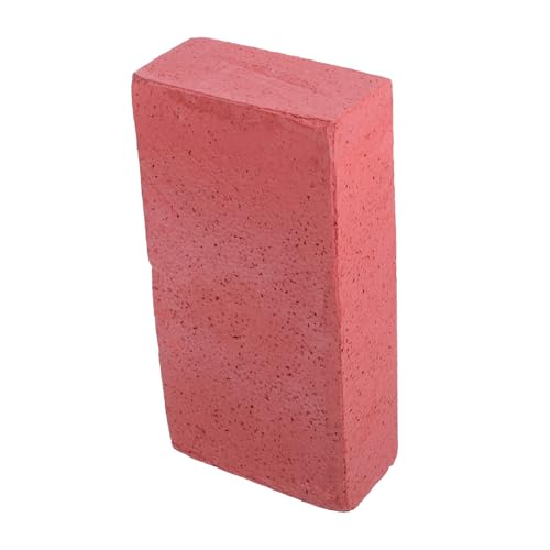 minkissy Sponge Brick Fake Brick Simulation Ziegelstein Requisiten für Comedy Tricks Halloween Aufführungen und Bühnenperformances Robuste und Realistische Schaumziegel Rot von minkissy