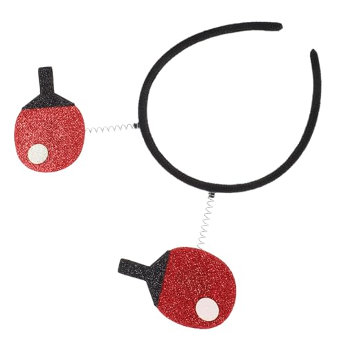 minkissy Sportliches Stirnband mit Tischtennis Ball Dekoration Lustiges Haarband für Sportevents und Partys Weich und Bequem Auffälliges Accessoire für Damen und Herren minkissy Sportliches Stirnband mit Tischtennis Ball Dekoration Lustiges Haarband für Sportevents und Partys Weich und Bequem Auffälliges Accessoire für Damen und Herren von minkissy