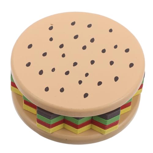 minkissy Stapelbare Hamburger Puzzle Blöcke für Feinmotorik und Logisches Lernspielzeug für Kleinkinder und Vorschulkinder minkissy Stapelbare Hamburger Puzzle Blöcke für Feinmotorik und Logisches Lernspielzeug für Kleinkinder und Vorschulkinder von minkissy