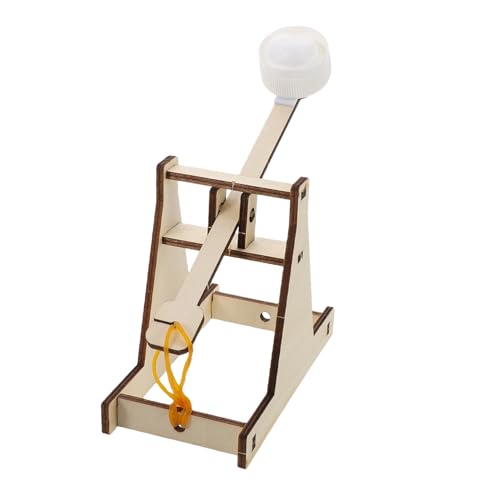 minkissy Stem Holz Bausatz DIY Bastelset für Lernspielzeug mit Mechanischem Projekt Fördert Problemlösung Geschicklichkeit Interaktives Physik für Mädchen Jungen von minkissy