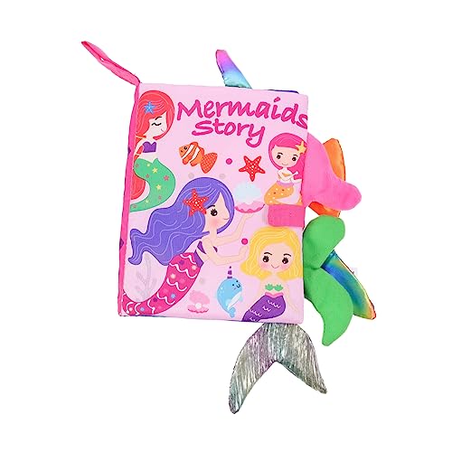 minkissy Stoffbuch Lernspielzeug mit Meeresbewohner Waschbar Reißfest Pädagogisches Fühlbuch zur Frühkindlichen Entwicklung Fördert Kognitive Fähigkeiten und Spielerisches Lernen für Junge von minkissy
