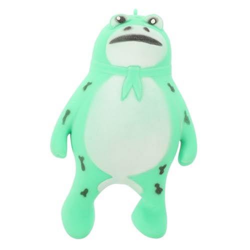 minkissy Stressabbau Frosch Squeeze Toy Kompaktes Elastisches Antistress Erwachsene und Niedliche Grüne Froschform Desktop Entspannung und Emotionale Erleichterung von minkissy