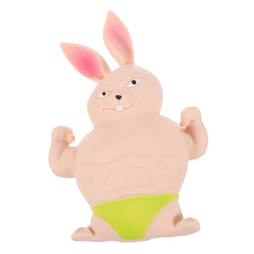 minkissy Stressabbau Squeeze Toy Hase aus Langlebigem TPR Elastisches Antistress mit Weicher Oberfläche als und Party-mitgebsel für Erwachsene von minkissy