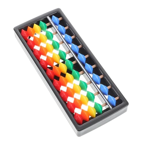 minkissy Stufiger Bunter Kunststoff mit Perlen Tragbares Lernspielzeug für Schüler Vielseitiges Rechenhilfsmittel für Leichtes Desktop Arithmetik Tool für Grundschule minkissy Stufiger Bunter Kunststoff mit Perlen Tragbares Lernspielzeug für Schüler Vielseitiges Rechenhilfsmittel für Leichtes Desktop Arithmetik Tool für Grundschule von minkissy