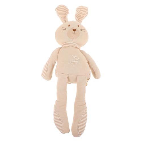 minkissy Kuscheltier Puppe für Babys Niedliches Kaninchen Bio Baumwolle Spielzeug für Kinder Schlafbegleiter Handliches Plüschspielzeug von minkissy