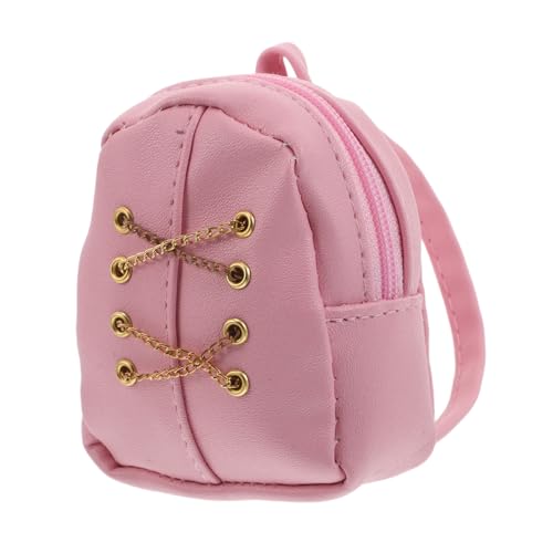 minkissy Süßer Rucksack für Mädchen Kompatibel mit Puppen Robustes Design Zubehör für Puppenhäuser und Alltagsspielzeug von minkissy