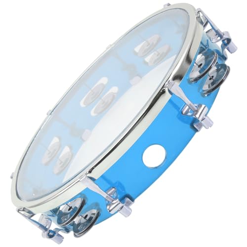 minkissy Kinder Tamburin Hand Trommel Tragbares Percussion Instrument Doppelreihiges Tamburin aus Kunststoff für Musik Partys Handglocke für Kinder und Erwachsene minkissy Kinder Tamburin Hand Trommel Tragbares Percussion Instrument Doppelreihiges Tamburin aus Kunststoff für Musik Partys Handglocke für Kinder und Erwachsene von minkissy