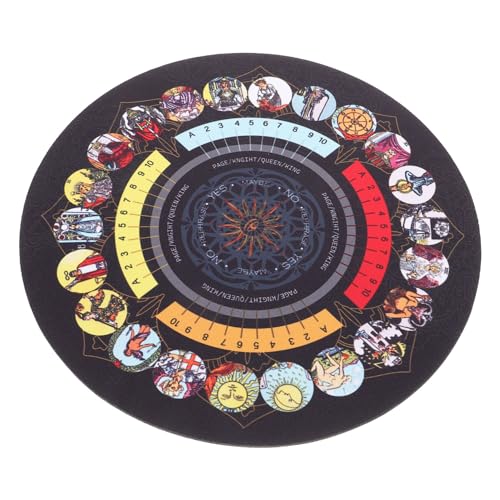 minkissy Tarot tischdecke aus Weichem Hautfreundlichem Material Leicht und Kompakt als Divinationsmatte und Dekorative Unterlage für Zuhause Büro Spiel und Wahrsagung von minkissy