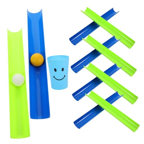 minkissy Teamspiele für Geburtstagspartys Teiliges Pipeline Challenge Kit mit Ball Becher und Tischtennisball Outdoor Teambuilding Spiele für Balance Training und Teamaktivitäten minkissy Teamspiele für Geburtstagspartys Teiliges Pipeline Challenge Kit mit Ball Becher und Tischtennisball Outdoor Teambuilding Spiele für Balance Training und Teamaktivitäten von minkissy
