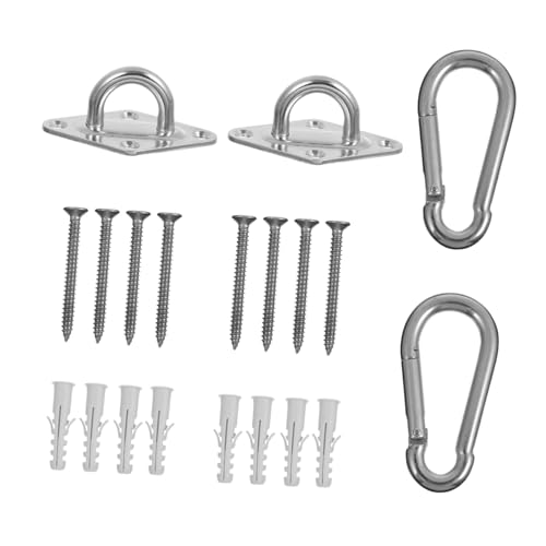 minkissy Teiliges Edelstahl Karabiner mit Federverschluss Robuste Swing Karabinerhaken für Schaukelaufhängung Vielseitige Befestigungshaken für Innen und Außenbereich Rostfrei und minkissy Teiliges Edelstahl Karabiner mit Federverschluss Robuste Swing Karabinerhaken für Schaukelaufhängung Vielseitige Befestigungshaken für Innen und Außenbereich Rostfrei und von minkissy