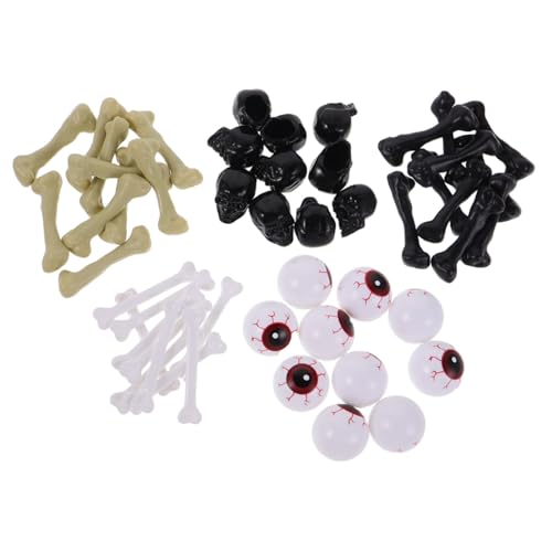 minkissy Teiliges Halloween Dekor Realistische Kunststoff Augäpfel mit Blutgefäßen Schädel und Knochen in Rot Dunkel Gruselige DIY Bastel Partyausstattung für Halloween Horror Deko minkissy Teiliges Halloween Dekor Realistische Kunststoff Augäpfel mit Blutgefäßen Schädel und Knochen in Rot Dunkel Gruselige DIY Bastel Partyausstattung für Halloween Horror Deko von minkissy