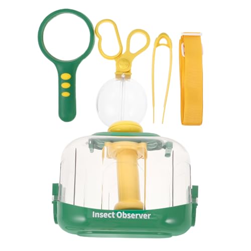 minkissy Teiliges Insekten Beobachtungsset mit Lupenglas und Insektenbehälter Leichtes Outdoor Kit für Jungen und Mädchen Tragbar Sicher für Camping und Naturerkundung minkissy Teiliges Insekten Beobachtungsset mit Lupenglas und Insektenbehälter Leichtes Outdoor Kit für Jungen und Mädchen Tragbar Sicher für Camping und Naturerkundung von minkissy