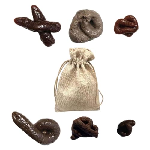 minkissy Teiliges Set Realistische Kackhaufen Lustige Scherzartikel für Aprilscherz Halloween Tricky Prank Props für Erwachsene für Badezimmer Schlafzimmer und von minkissy
