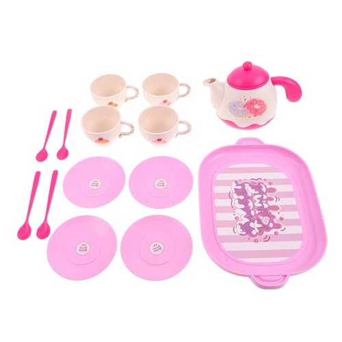 minkissy Teiliges Tee Set aus Lebensmittelechtem Kunststoff Realistisches Design Unzerbrechlich Leicht zu Reinigen Buntes für Mädchen für Kinderparty und Fantasievolles minkissy Teiliges Tee Set aus Lebensmittelechtem Kunststoff Realistisches Design Unzerbrechlich Leicht zu Reinigen Buntes für Mädchen für Kinderparty und Fantasievolles von minkissy